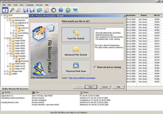 Stellar Phoenix File Recovery - Windows File Recovery Software Screenshot